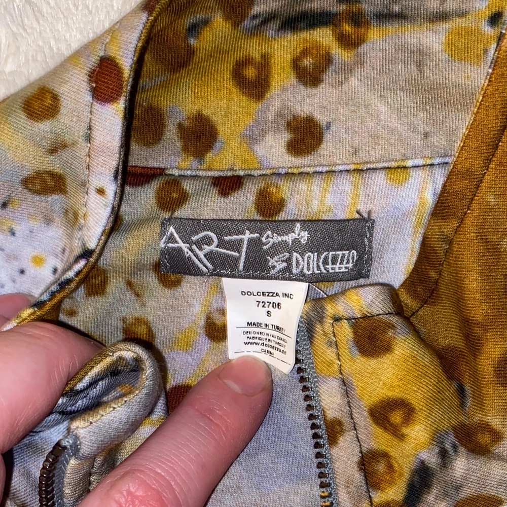 ART Simply Dolcezza Artistic Abstract Women's Jacket - Picture 2 of 7